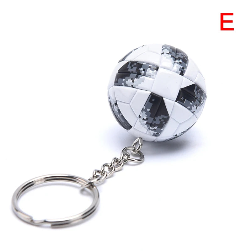 Llavero de Fútbol 3D en Cuero PU - Hombres y Mujeres