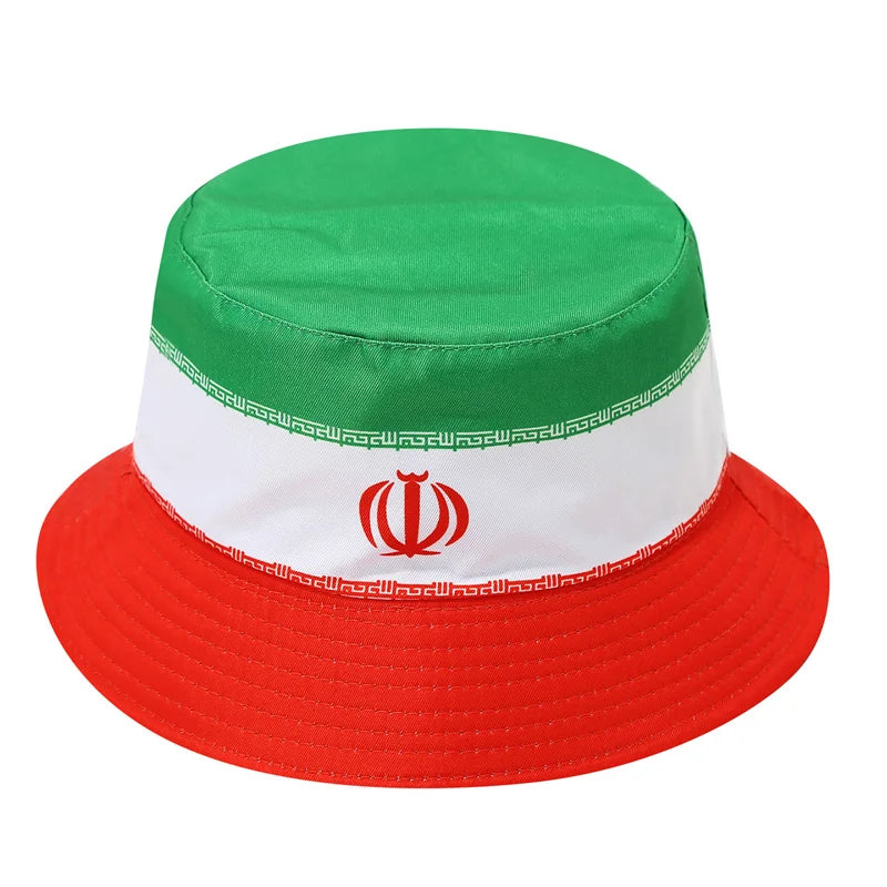 Gorra Pescador Banderas de Países - Multi-diseño Reversible