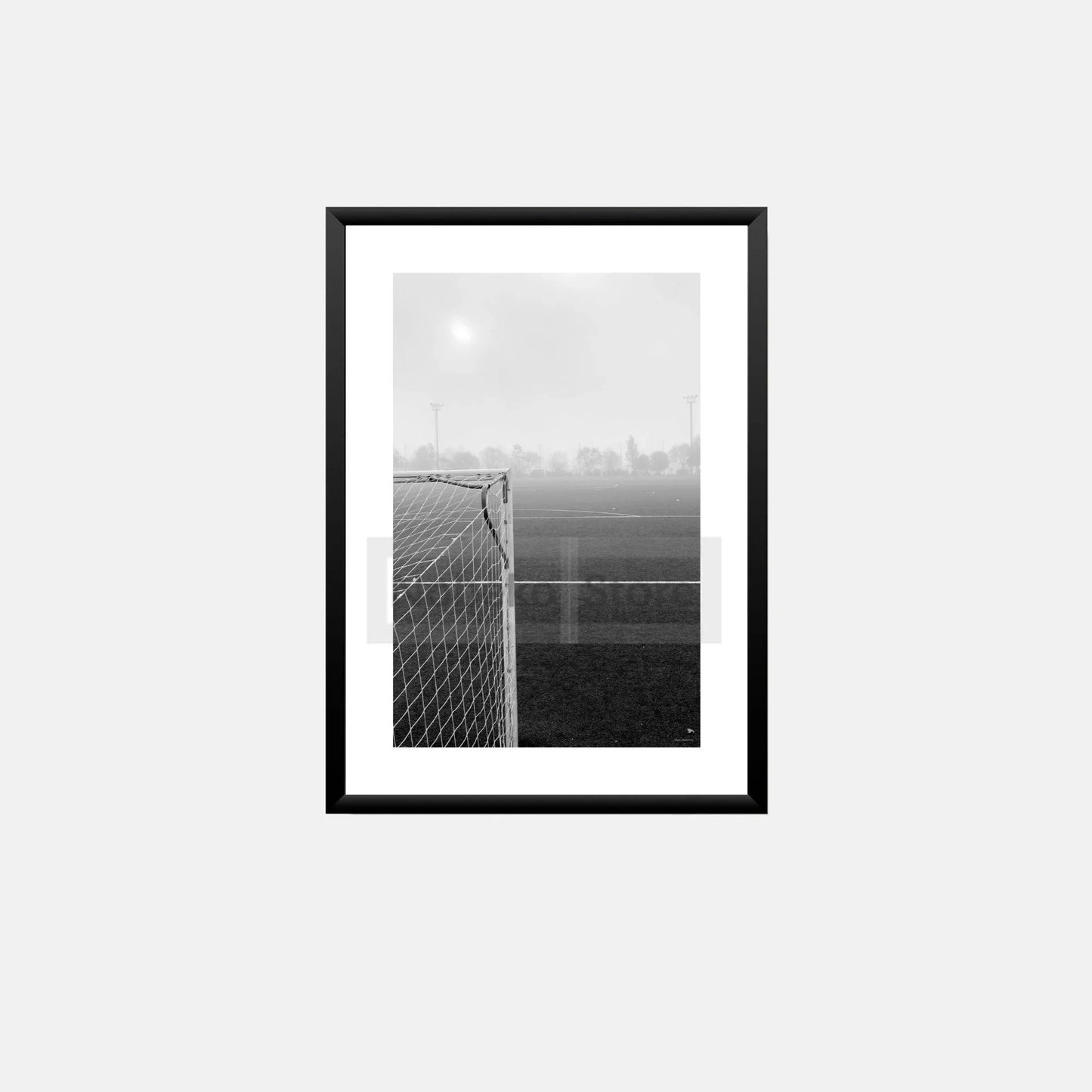 Cuadro Balón de Fútbol Blanco y Negro - Estilo Moderno