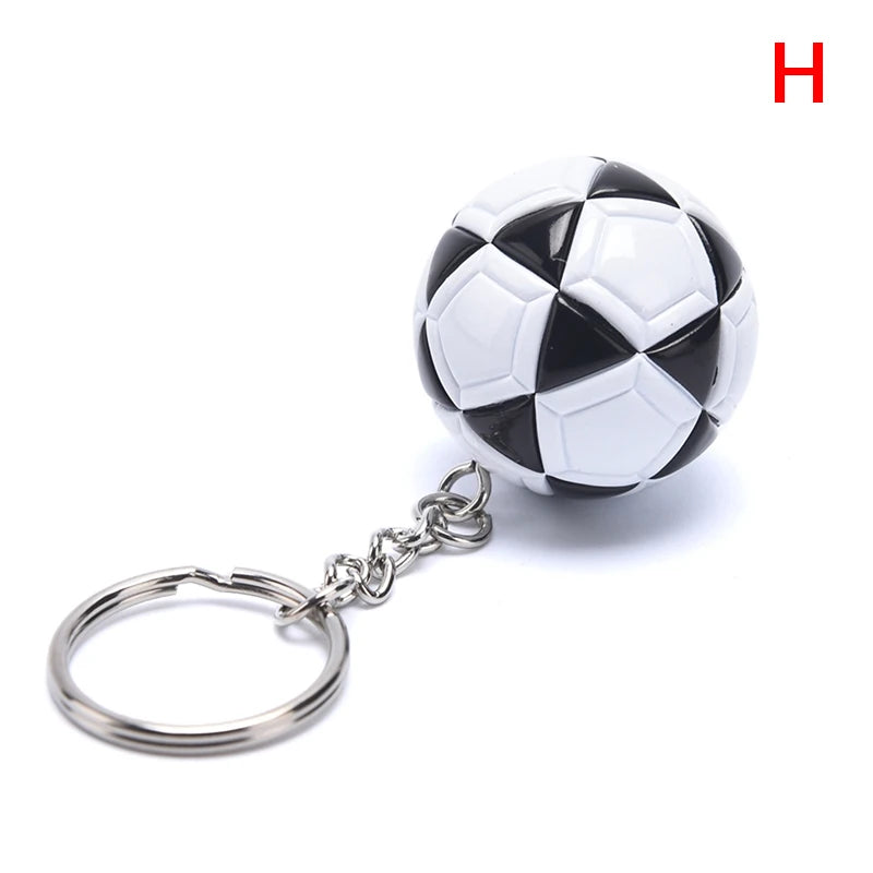Llavero de Fútbol 3D en Cuero PU - Hombres y Mujeres